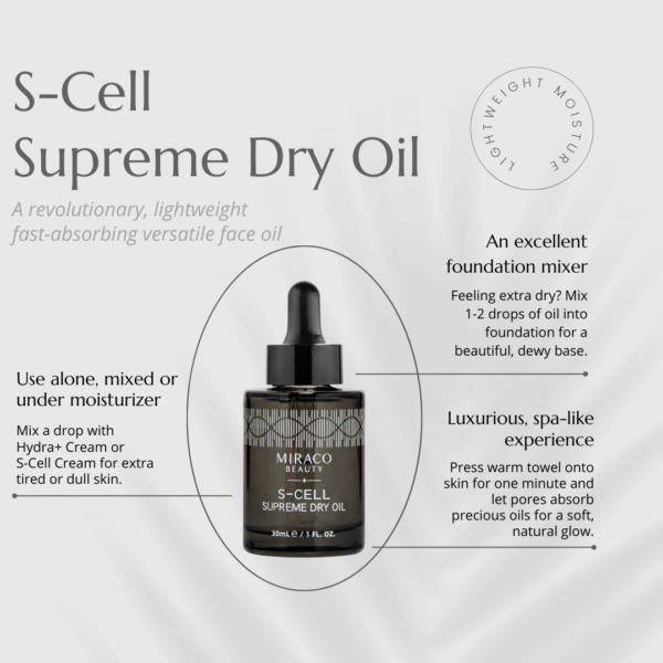 S-Cell Supreme Dry Oil with Squalane and Ceramide 3 - Image 5
