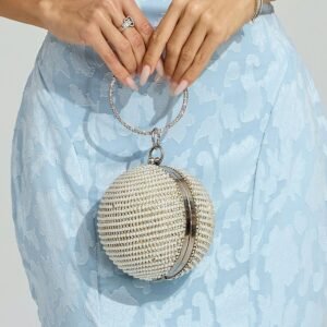 Owen Silver Round Ball Bag